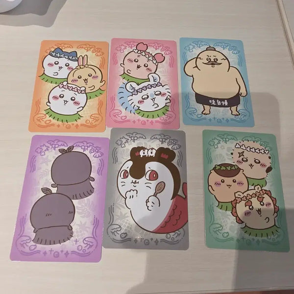 [BUNJANG] Chiikawa Movie Exclusive Character Card Set (6 Types) / 치이카와 영화 특전 캐릭터카드 6종 세트