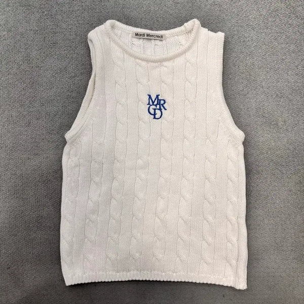 [BUNJANG] Mardi Mercredi Knit Vest / 마르디 메크르디 니트 베스트