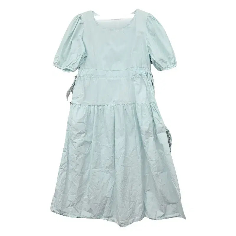 [BUNJANG] Jigott Light Blue Dress FREE / 지고트 라이트 블루 원피스 FREE