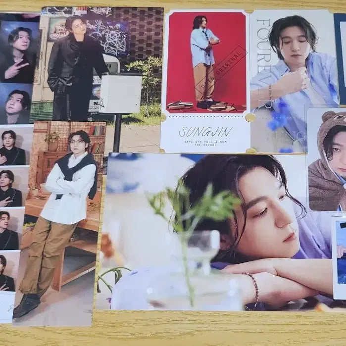 [BUNJANG] Day6 Sungjin Bundle Set: Four-Cut Photos, Photocards, etc. / 일괄) 데이식스 네컷,포카 등 성진