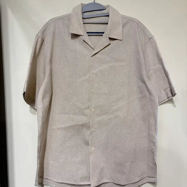 [BUNJANG] COQ Half-Sleeve Shirt / (F)COQ 마 반팔셔츠