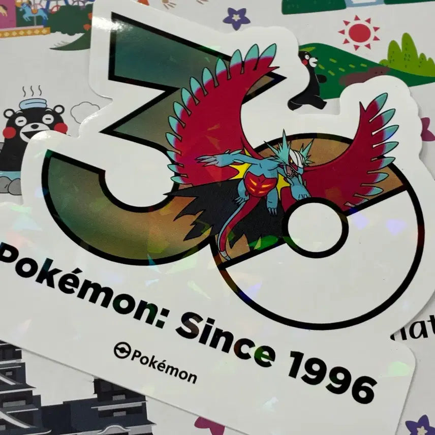 [BUNJANG] Pokemon 30th Anniversary Sticker: Pulsing Moon / 포켓몬스터 30주년 스티커 고동치는 달