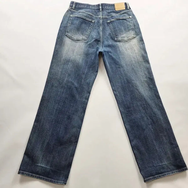 [BUNJANG] Modnine Relaxed Fit Straight Leg Stretch Denim Jeans Size 32 / 모드나인 청바지 스판 루즈 데님팬츠 사이즈32 R6550