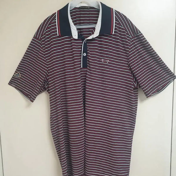 [BUNJANG] Louis Castel Striped Polo Shirt Size 100 / 루이까스텔 스트라이프 카라티 100