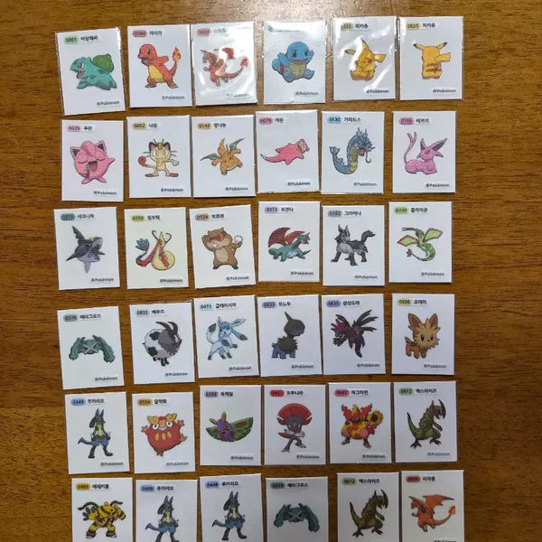 [BUNJANG] Pokemon Season 1 Sticker Set / 포켓몬 시즌1 띠부씰