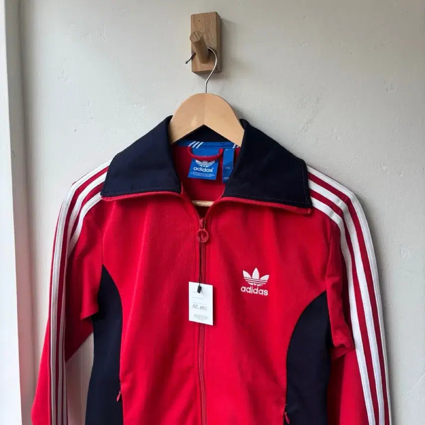 [BUNJANG] Adidas Red Europa Track Top Jersey / 17549 - 아디다스 레드 유로파 트랙탑 져지
