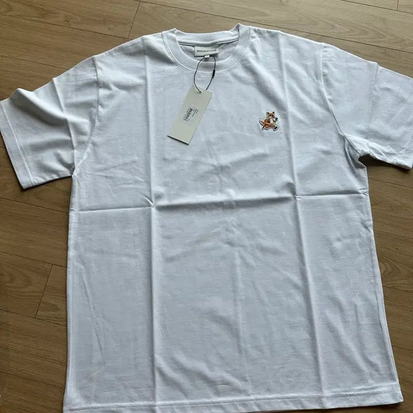 [BUNJANG] Maison Kitsuné White Short Sleeve T-Shirt / 메종키츠네 반팔티 화이트