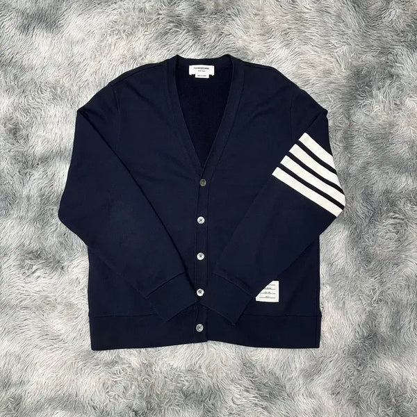 [BUNJANG] Thom Browne Navy Cardigan / [4 Size] 톰브라운 네이비 가디건