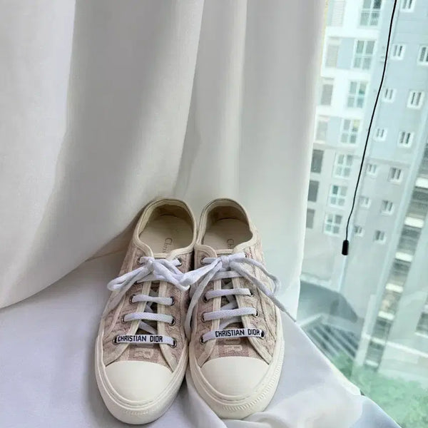 [BUNJANG] Dior Oblique Sneakers 36 Powder Nude (Pink) / 정품/단종))디올 오블리크 스니커즈 36 파우더누드(핑크)