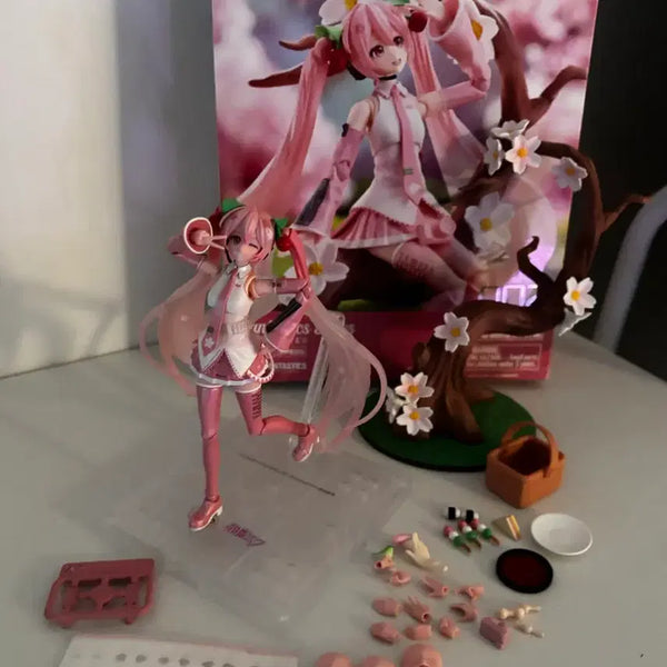 [BUNJANG] Blochiz Hatsune Miku Cherry Blossom Edition Figure / 블로키즈 하츠네 미쿠 피규어 벚꽃 에디션