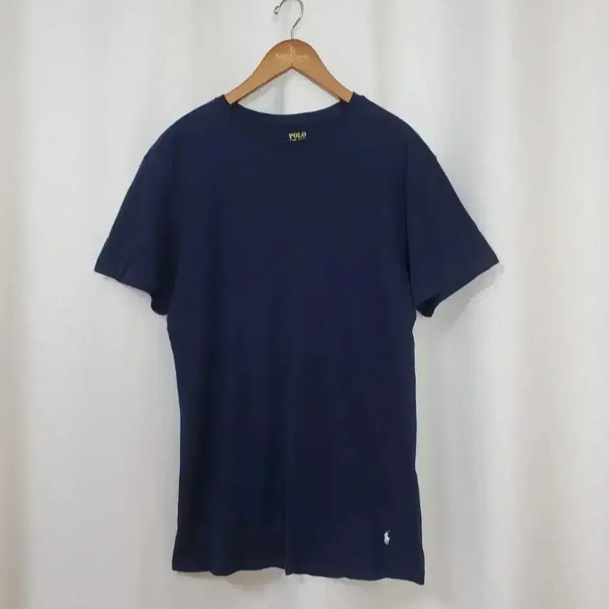 [BUNJANG] Polo Ralph Lauren Men's L Navy Cotton Polo Shirt / 랄프로렌 폴로 남성L