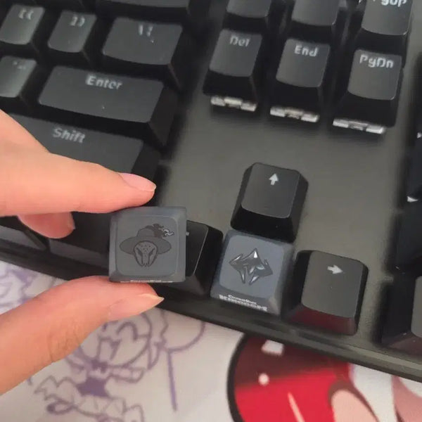 [BUNJANG] Cookie Run Silent Salt Cookie Keycap (Sealed) / Whammy or Sorbet Shark Keyring / 교환/판매) 쿠키런 위왕유 사일런트솔트 쿠키 키캡> 쉐밀or퓨바 키링
