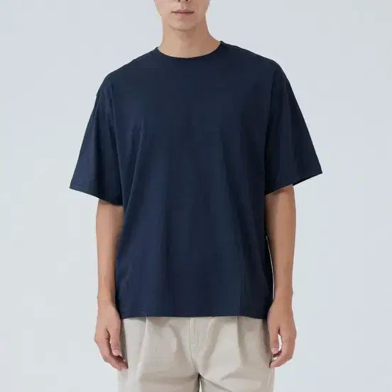 [BUNJANG] Brown Yak One Day T-Shirt Navy Size 5 / 브라운야드 원데이 티셔츠 네이비 5
