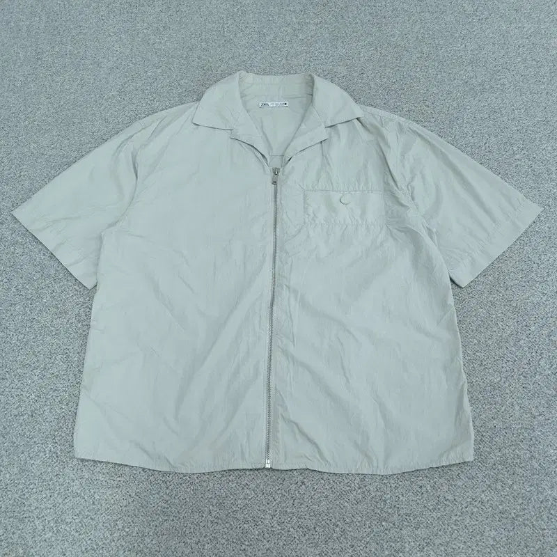 [BUNJANG] ZARA Short Sleeve Zip-Up S / S 자라 반팔 집업 | 0717C46