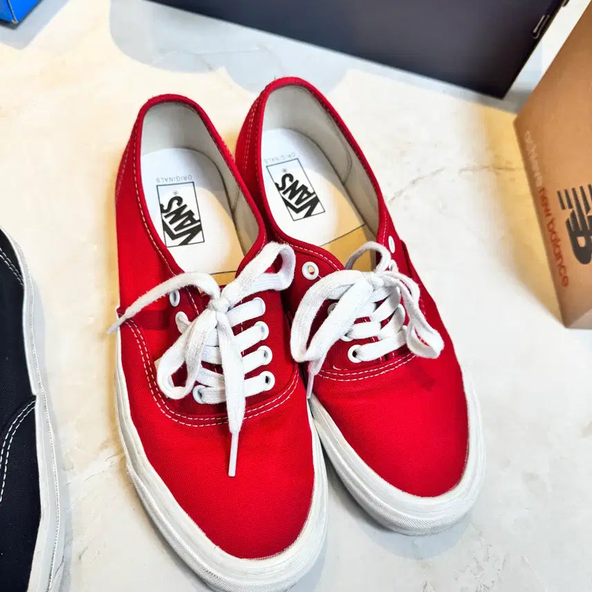 [BUNJANG] Vans Vault OG Authentic LX Red / [280] 반스 볼트 OG 어센틱 LX 레드