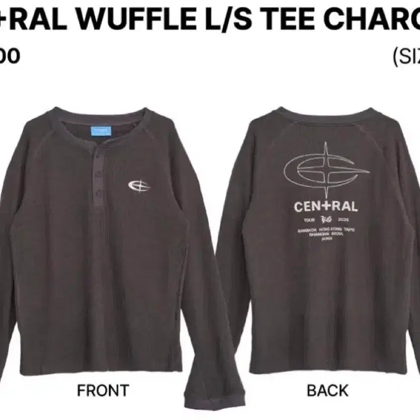 [BUNJANG] King Gnu Charcoal Waffle T-Shirt / 킹누 king gnu 와플티 차콜