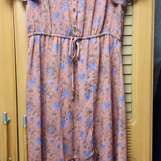 [BUNJANG] Thursday Island Chiffon Floral Dress / 써스데이아일랜드 쉬폰 플로럴 원피스