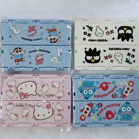 [BUNJANG] Sanrio Folding Storage Box (Hello Kitty, Shin-chan, Keroppi, Badtz-Maru) / 산리오 접이식 정리함 4종 (키티/신짱구/교동이/배드바츠마루) 개당