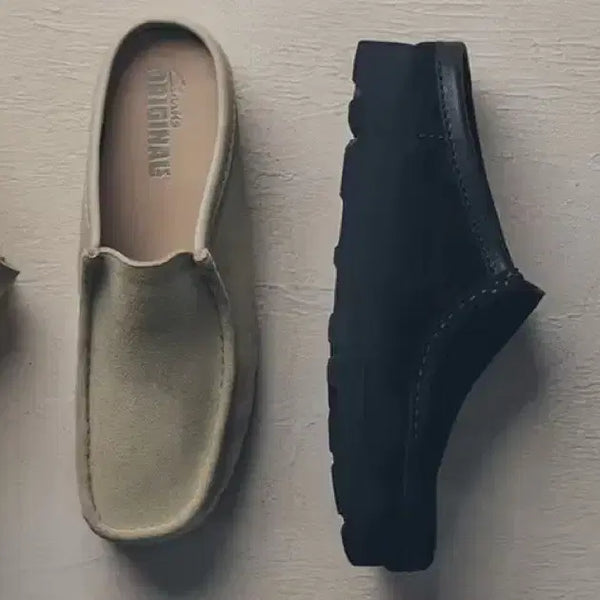 [BUNJANG] Clarks Wallabee Mule Slip Black UK 8 / 클락스 왈라비 뮬 슬립 블랙 uk8