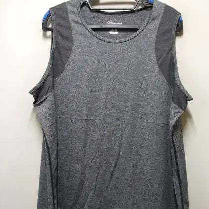 [BUNJANG] Champion Cotton Blend Poly Spandex Sleeveless T-Shirt / 챔피온 면배색 폴리스판 기능성 민소매티 택2X
