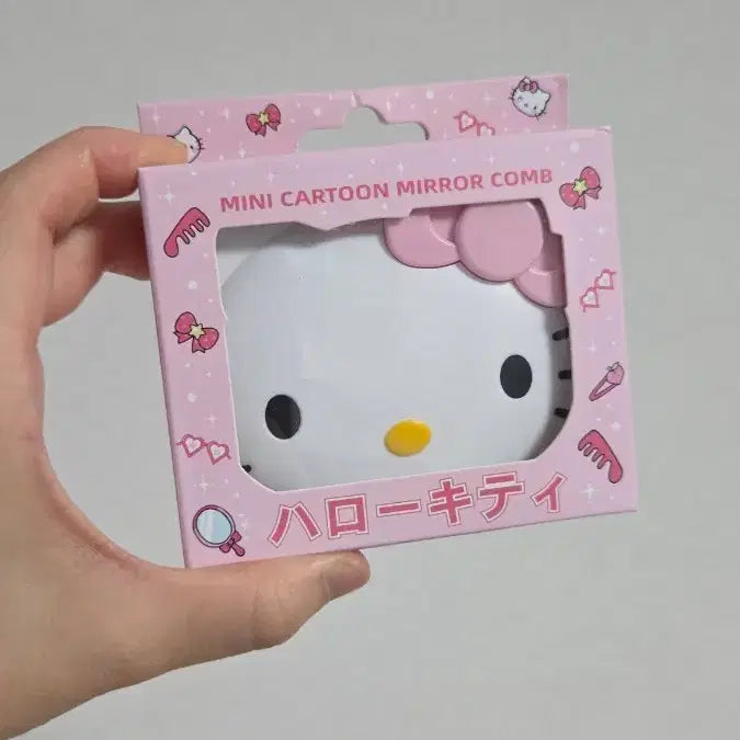 [BUNJANG] Hello Kitty Mirror and Brush Set / 헬로키티 거울빗세트