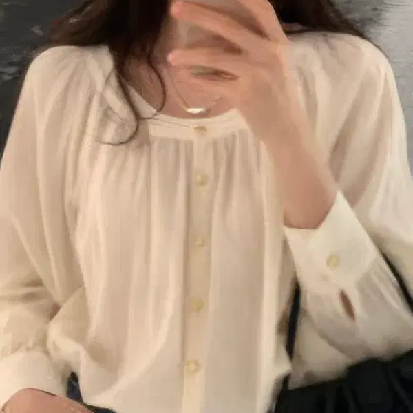 [BUNJANG] VENIR Linen Blouse / 베니르 린넨 블라우스