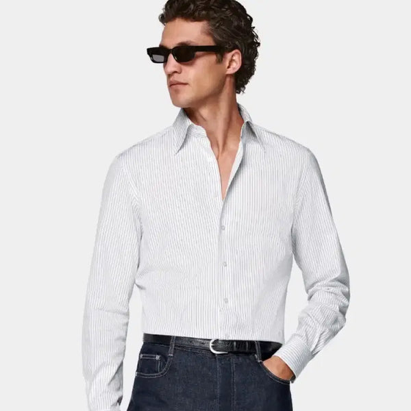 [BUNJANG] Suitsupply Striped Shirt 25SS / SUITSUPPLY(수트서플라이) 스프라이프 셔츠 25SS