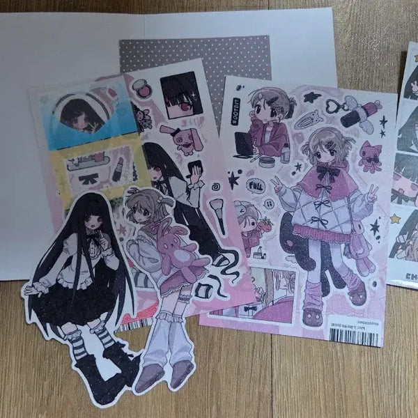 [BUNJANG] Journaling Stickers (Moody Club, Kong Jelly, Jjokkoji, Kim Burok, etc.) / 다꾸 스티커, 인물스티커 판매합니다 (무디클럽,콩젤리, 쪼꼬지, 김부록 등)