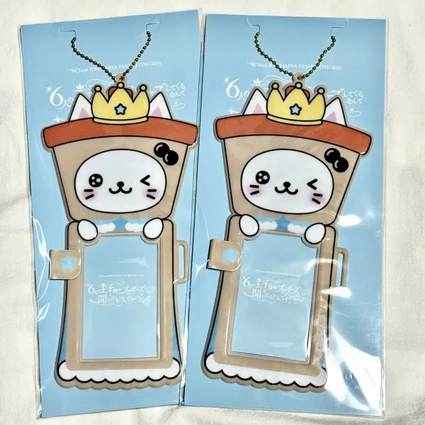[BUNJANG] NCT WISH Japan Fanmeeting Photocard Holder Bubble Cat / 현물) 엔시티 위시 일본 팬미팅 포카 홀더 버블냥