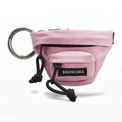 [BUNJANG] Balenciaga Micro Belt Bag Keychain Pink / 발렌시아가 마이크로 벨트백 키링 핑크