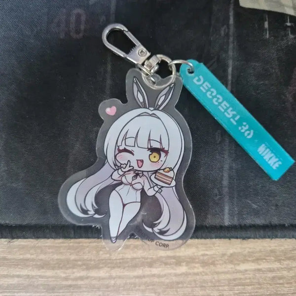 [BUNJANG] Nier: Automata 2B Dessert 39 Blanc Keyring / 니케 디저트39 블랑 키링