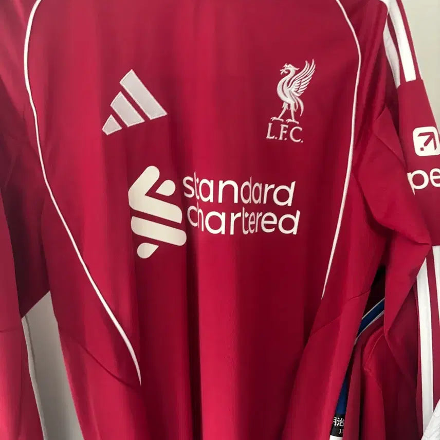 [BUNJANG] Adidas Liverpool Long Sleeve Jersey - Size M / 2526 아디다스 리버풀 긴팔 유니폼 비르츠