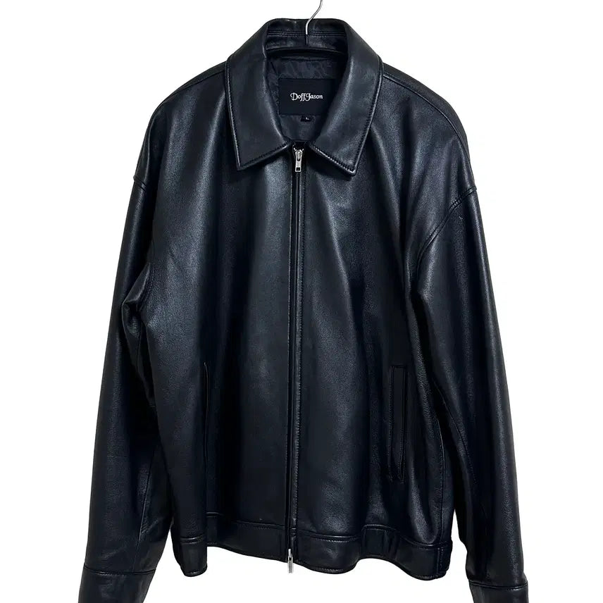 [BUNJANG] Dope Dope Oversized Lambskin Single Jacket / [도프제이슨]_오버핏 램스킨 싱글 자켓
