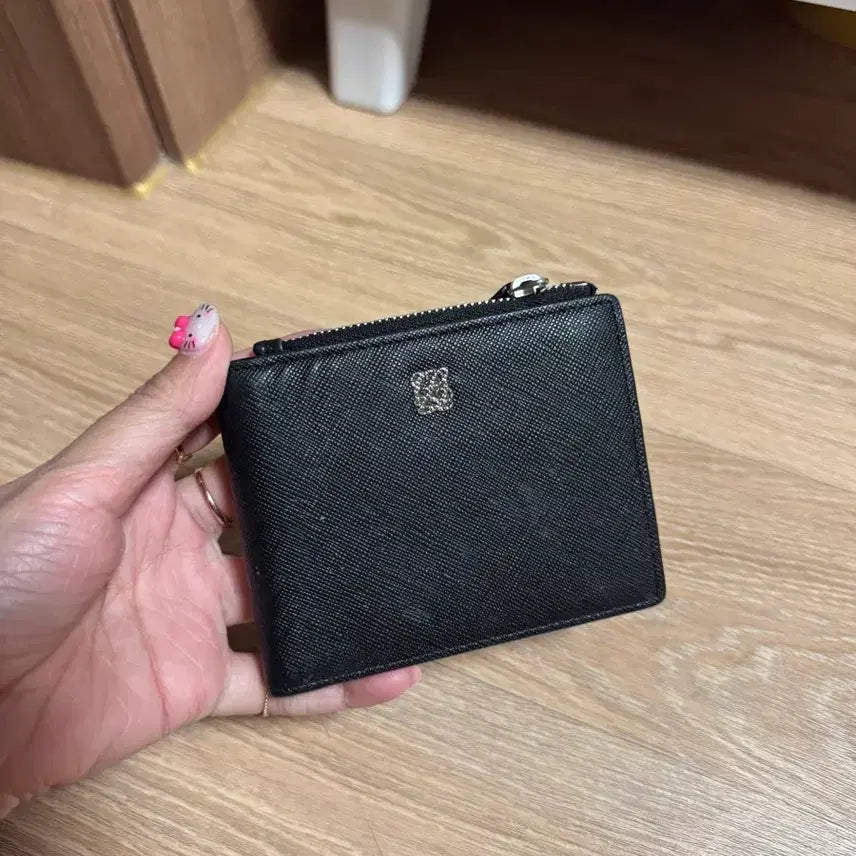 [BUNJANG] Louis Quatorze Black Bifold Wallet / 루이까또즈 블랙 반지갑