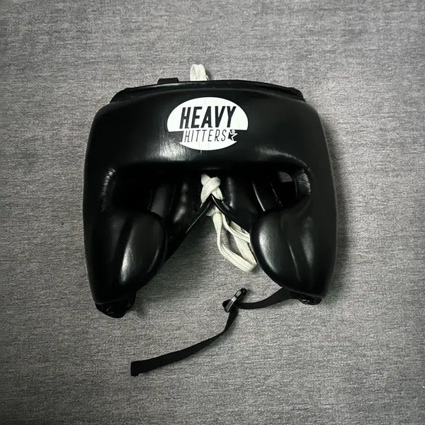 [BUNJANG] Heavy Hitter Defender T-Lace Headgear Black / 헤비히터 T자 헤드기어 블랙
