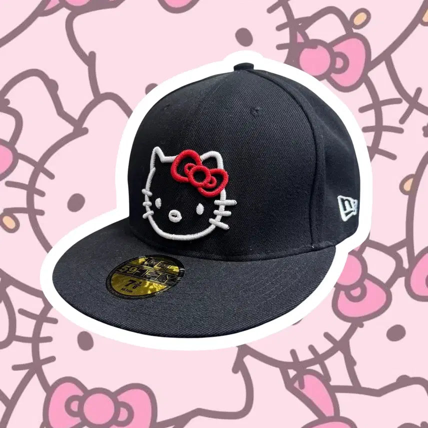 [BUNJANG] New Era Hello Kitty Snapback Hat / 뉴에라 헬로우키티 스냅백 (No.76)
