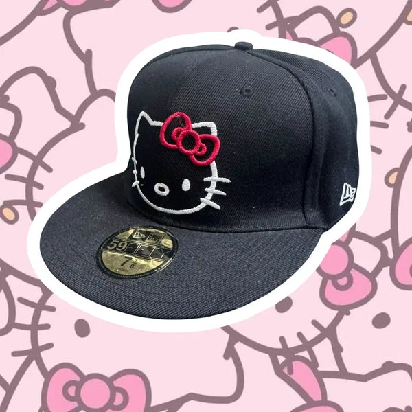 [BUNJANG] New Era Hello Kitty Collaboration Snapback Hat / 뉴에라 헬로우키티 스냅백 (No.77)