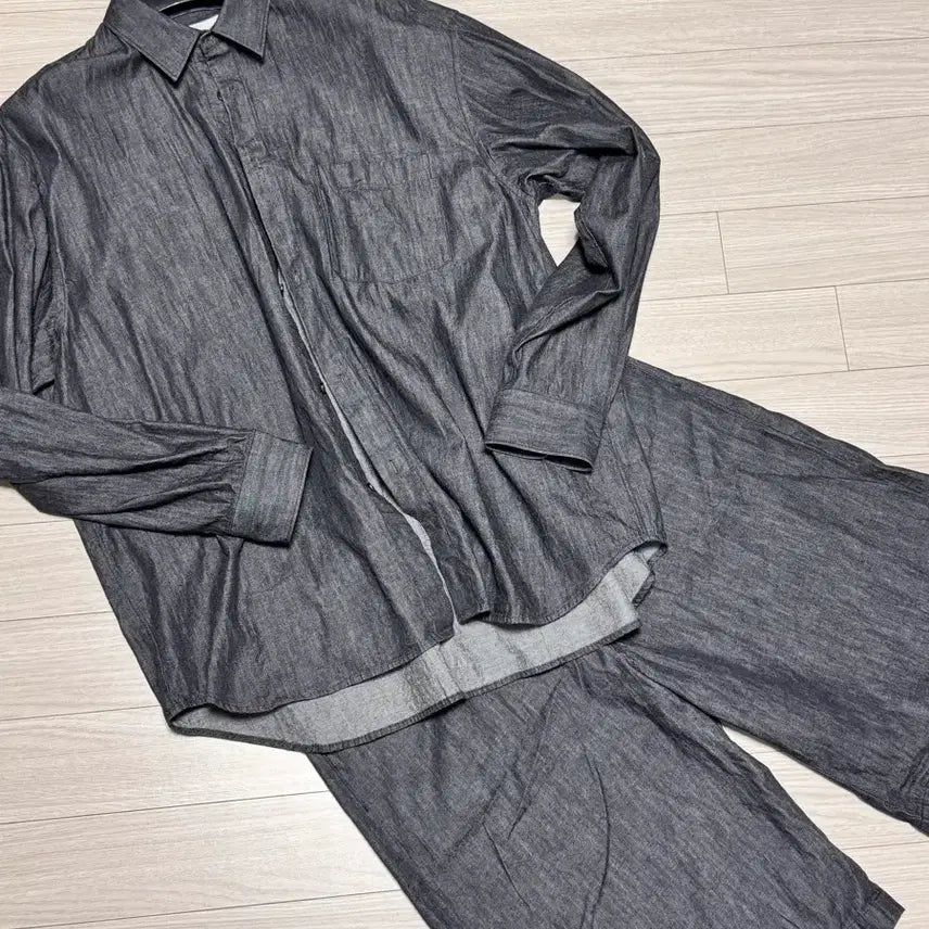 [BUNJANG] Solid Homme Japanese Denim Shirt Size 50 / 솔리드옴므 재패니스 데님 셔츠 50