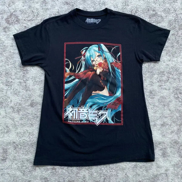 [BUNJANG] Hatsune Miku Official Animation T-Shirt / 하츠네 미쿠 오피셜 애니메이션 티셔츠 애니티