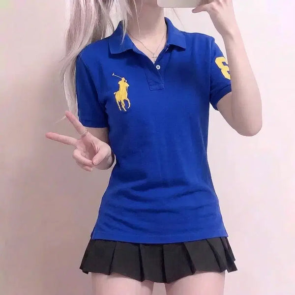 [BUNJANG] Polo Ralph Lauren Deep Blue Big Pony Short Sleeve Polo Shirt / 폴로 랄프로렌 딥블루 빅포니 반팔카라티 (No.80)