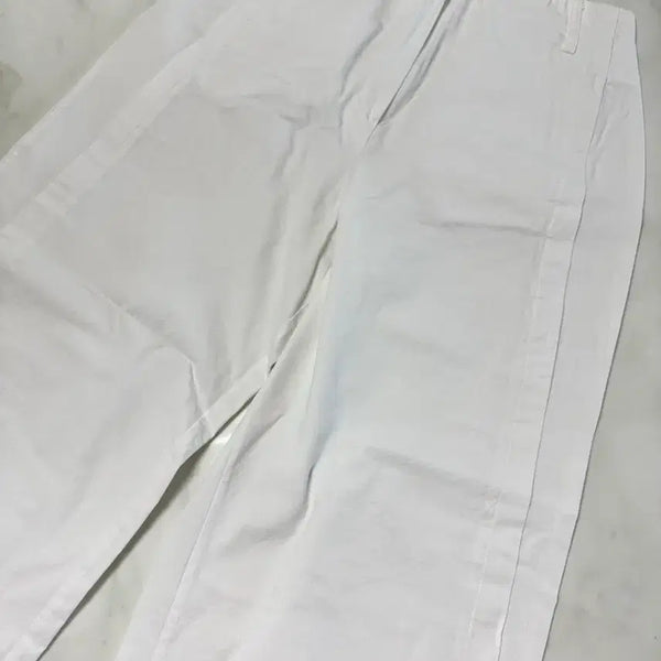[BUNJANG] White Cotton Pants - Size S / 흰색 면바지-s
