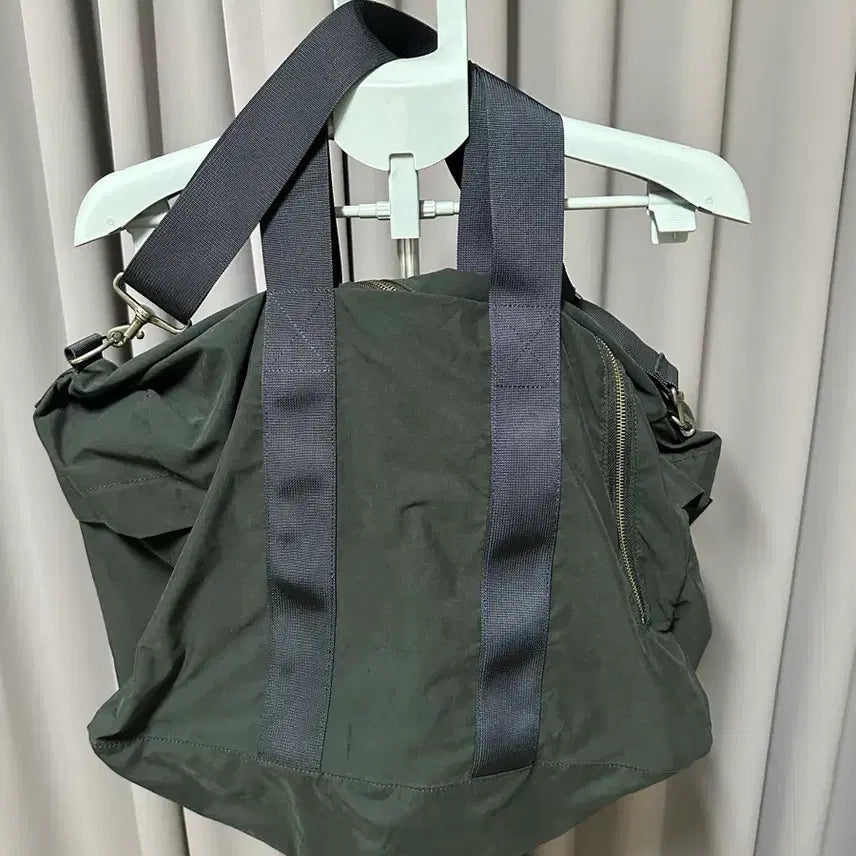 [BUNJANG] Sansan Gear Washed Duffel Bag Black / 산산기어 더플백 워시드 블랙