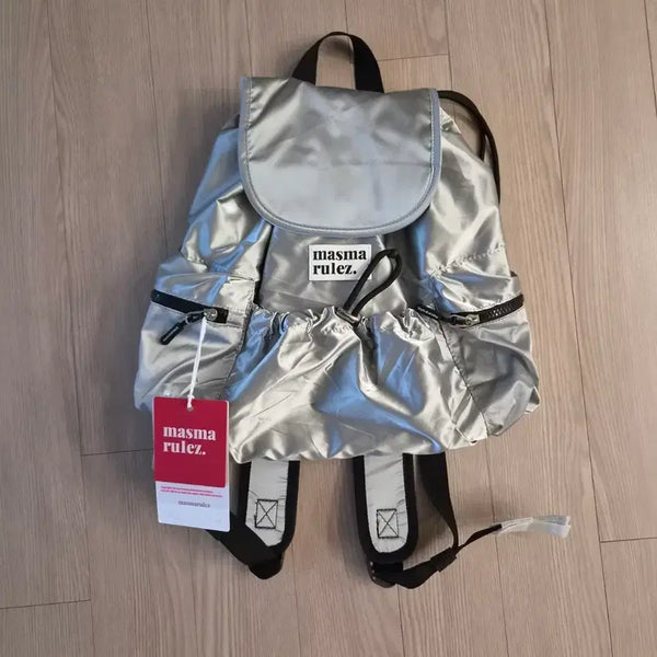 [BUNJANG] Mas Marls Silver Backpack / 새상품 마스마룰즈 실버 백팩