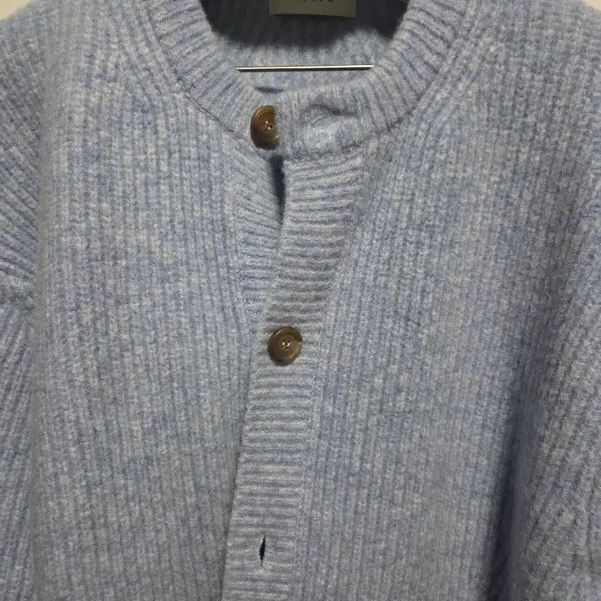 [BUNJANG] Time Homme Melange Blue Cardigan / 타임옴므 멜란지 블루 가디건
