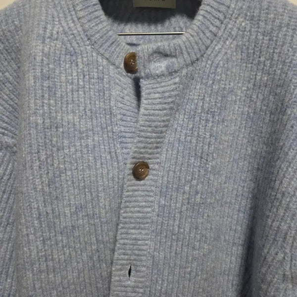 [BUNJANG] Time Homme Melange Blue Cardigan / 타임옴므 멜란지 블루 가디건