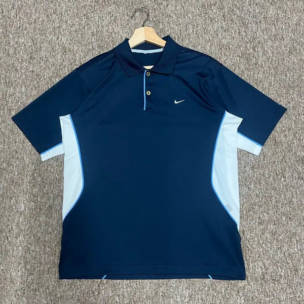 [BUNJANG] Nike Navy Functional Polo Shirt Size 95 / 나이키 네이비 기능성 카라티 95