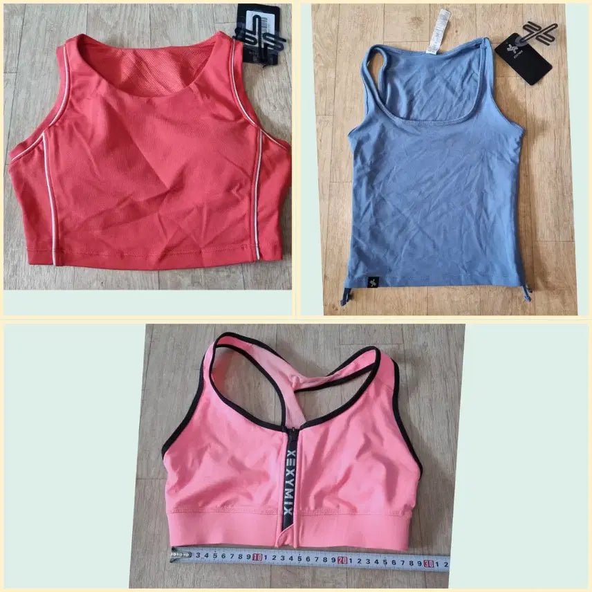 [BUNJANG] XEXYMIX Bra Top Sleeveless Top Bundle Set Size S / 젝시믹스 브라탑 나시 상의 3종 일괄 S