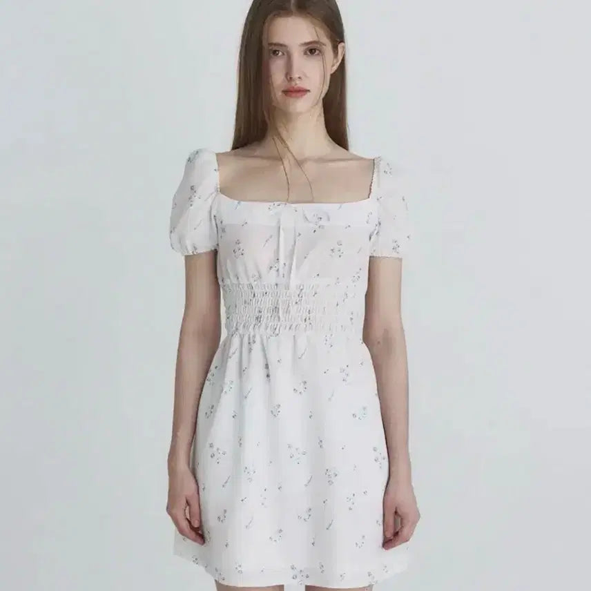 [BUNJANG] Not Your Roses Rosy Puff Flower Dress / 낫유어로즈 로지 퍼프 플라워 원피스