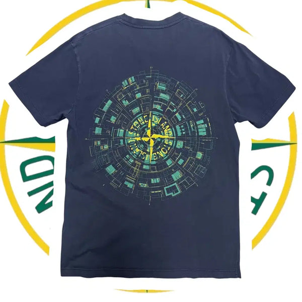 [BUNJANG] Stone Island Printing Back Logo T-Shirt / 정품 스톤아일랜드 프린팅 백로고 반팔티셔츠 (No.102)
