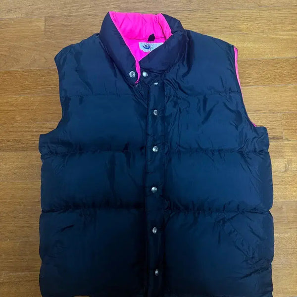 [BUNJANG] Crescent Down Works Black Label Down Vest / 크레센트 다운웍스 블랙핑크 베스트
